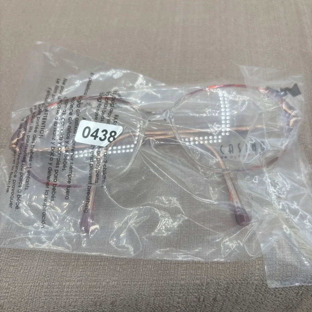 Casino Eyewear Heather Glasses Women 53-13-130 New Vintage Aesthetic